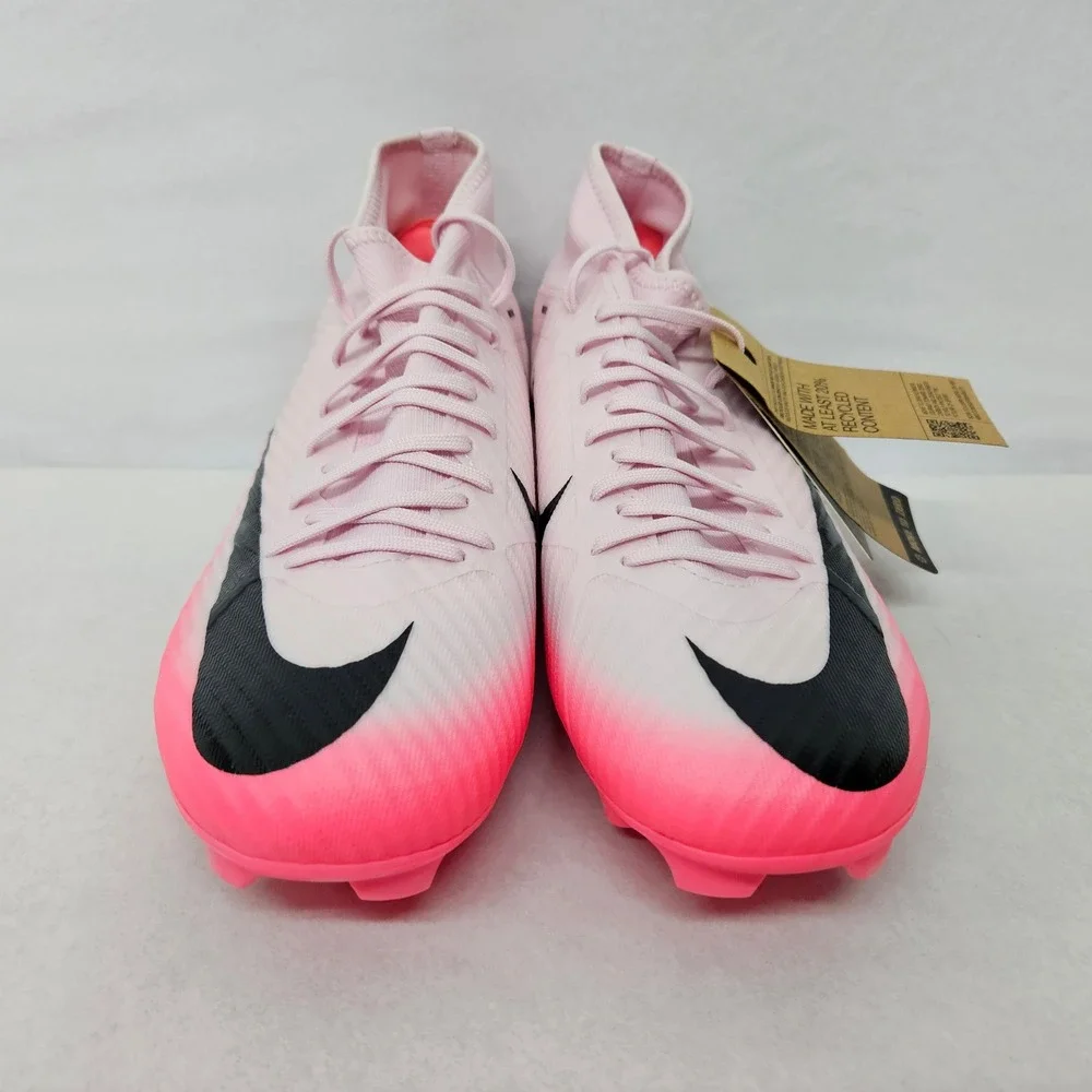 Nike Zoom Superfly 9 Academy FG/MG Soccer Cleat DJ5625-601 Pink‎ Men's Size 10.5